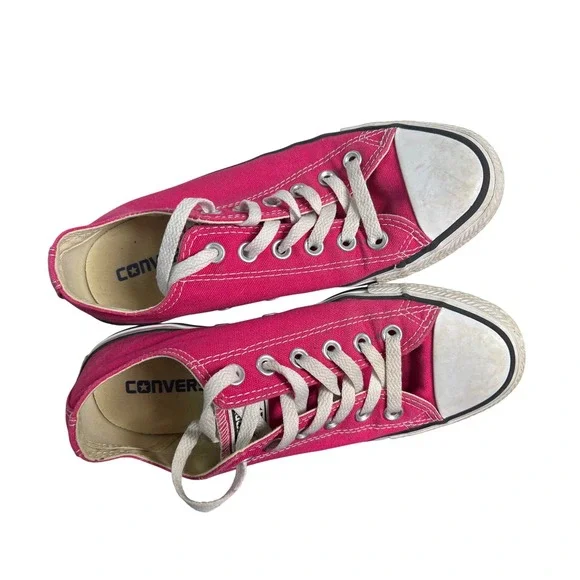 Converse Chuck Taylor All Star Low Top Pink Canvas Sneakers Women 7 144806F - Picture 7 of 8